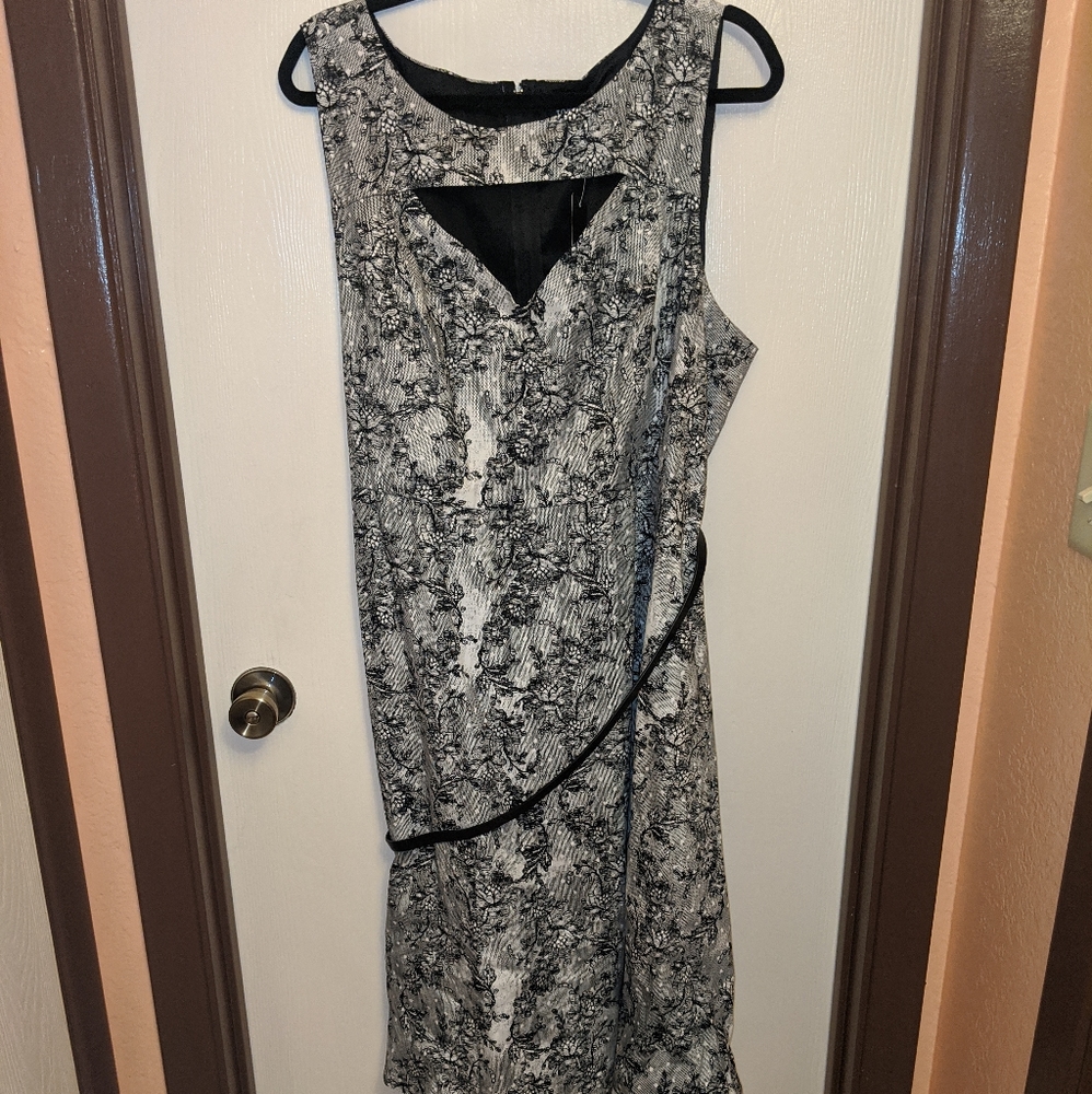 Torrid Size 22 Lace Print Swing Dress NWT